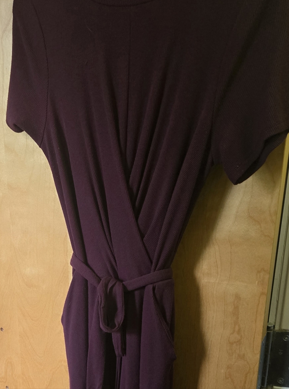 TORRID Plum Wrap Jumper with Waist Tie